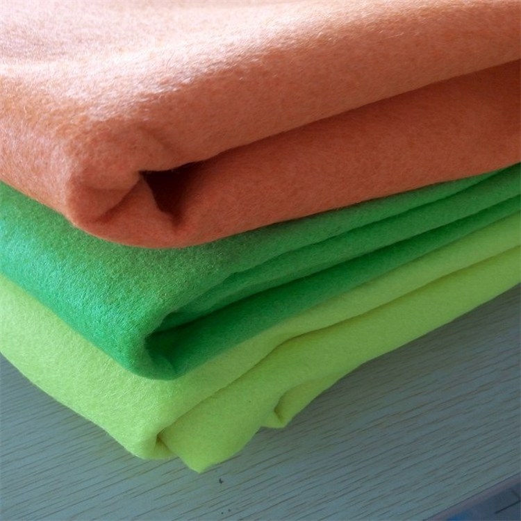 Yellow Green Orange 2mm 2.5mm 3mm Polyester Fabric for Pet Felt ball or Tennis Ball Felt Cloth