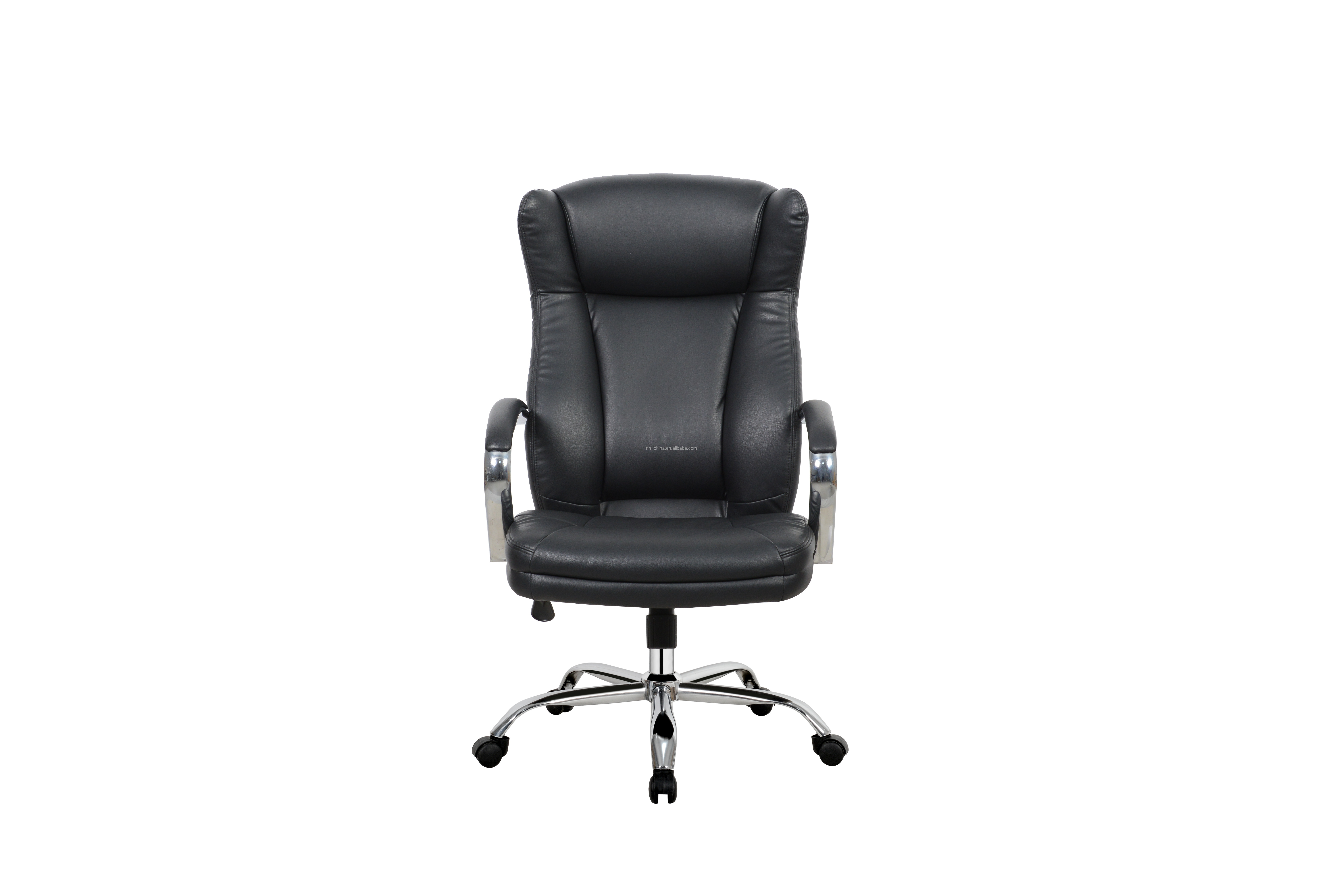 Big tall heavy duty ergonomic faux leather boss office chair with wheels