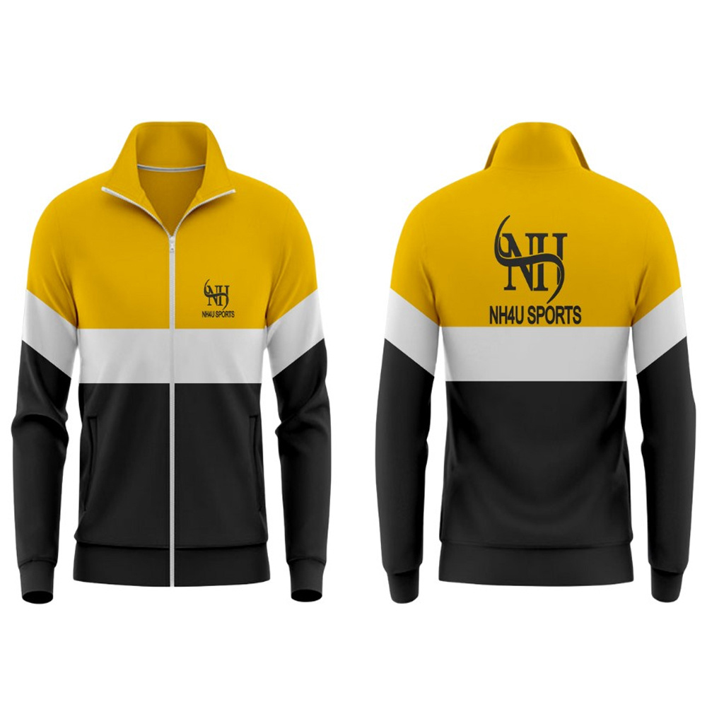 2024 Customized Logo Print Professional Premium Quality Newest Product Men Sweat Jackets