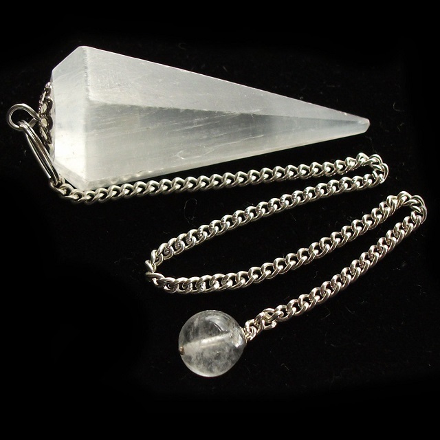 High Quality Natural Selenite Gemstone Pendulums For Wholesale Selenite Pendulums Buy From N H Agate