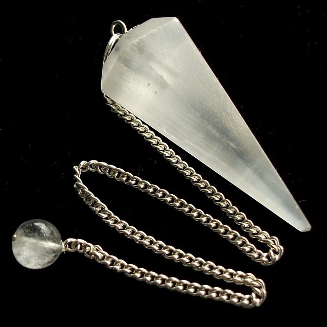 High Quality Natural Selenite Gemstone Pendulums For Wholesale Selenite Pendulums Buy From N H Agate