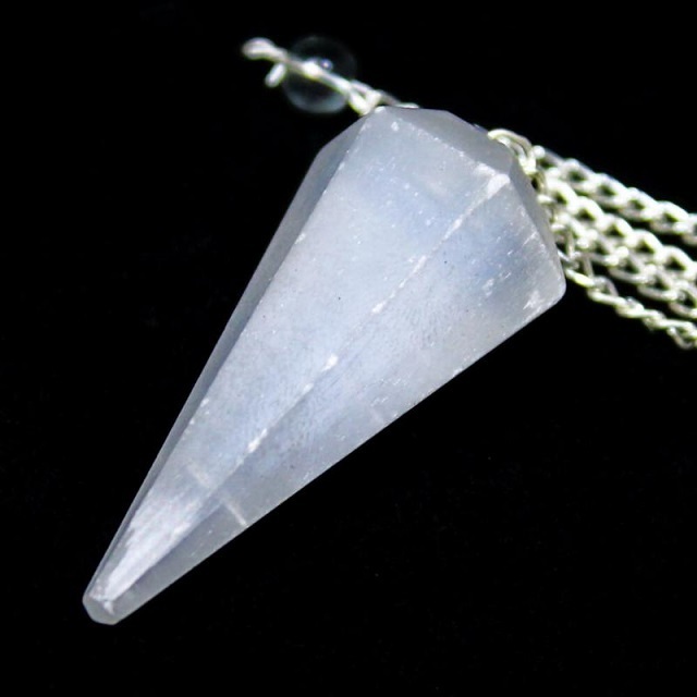 High Quality Natural Selenite Gemstone Pendulums For Wholesale Selenite Pendulums Buy From N H Agate