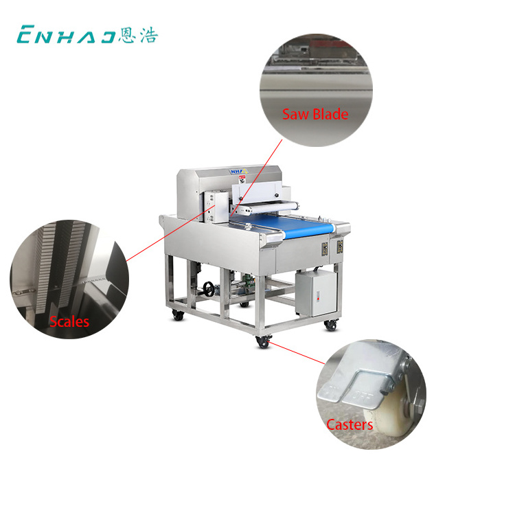 2023 most popular Horizontal bakery usage hotdog bread bun hamburger bun slicing cutting slicer machine