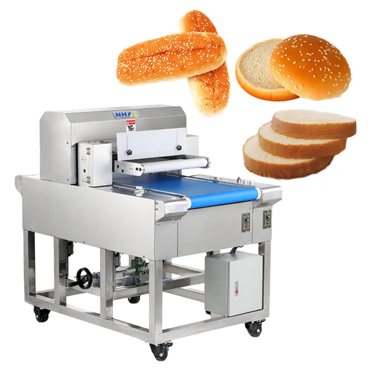 cheap price hamburger bread cutting machine hotdog hamburger bread cutter machine for sale