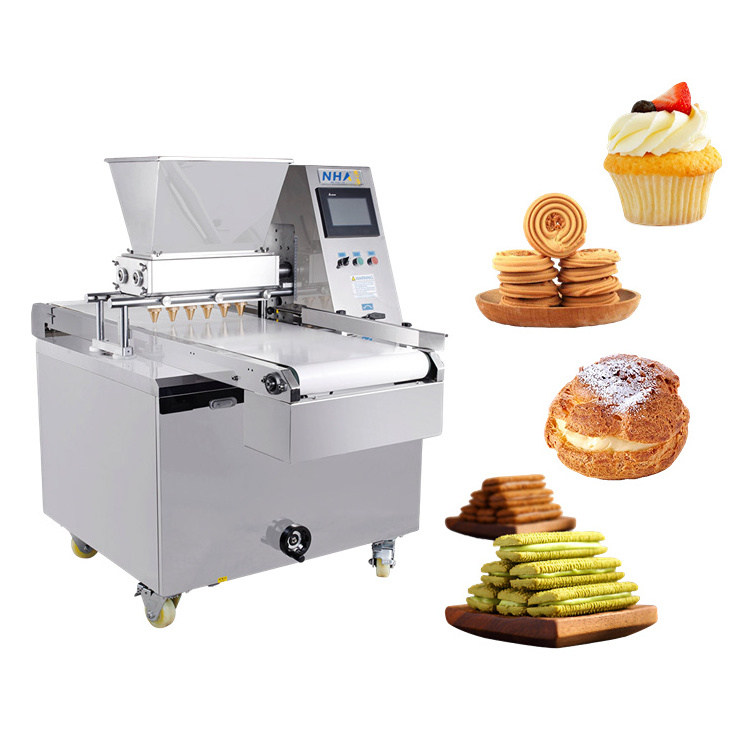 Automatic Commercial cookie Maker Small Macaron Fill Depositor Cup Cake Make Machine