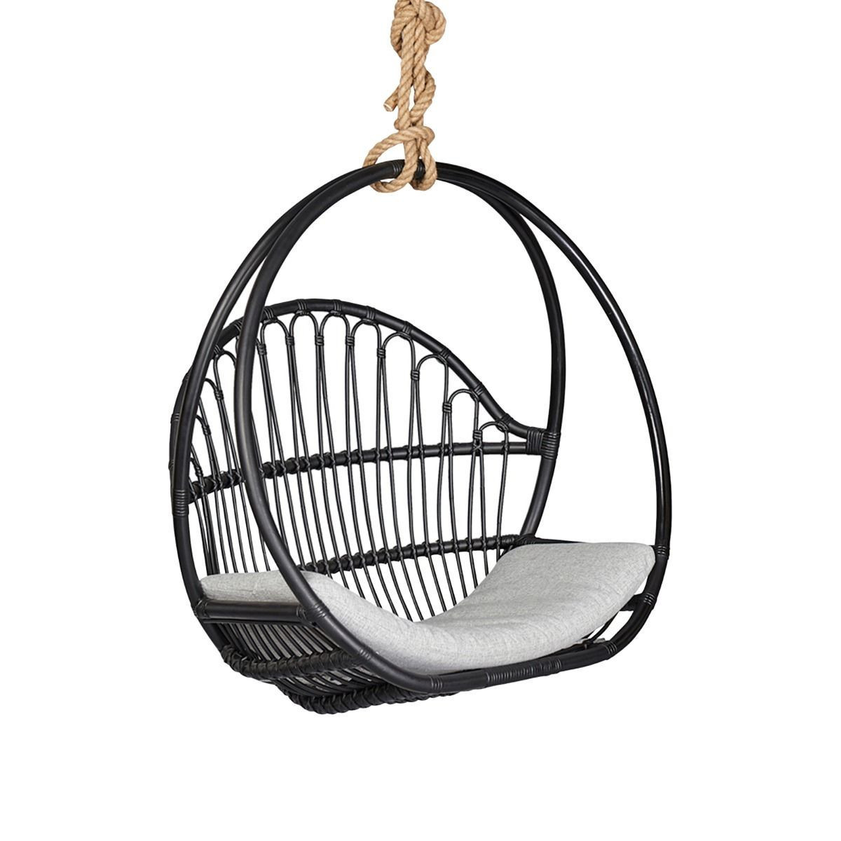 New High Quality Ecofriendly Bamboo Patio Egg Swing Chair With Stand For Adults Babies Restaurant Garden Balcony Terrace Outdoor