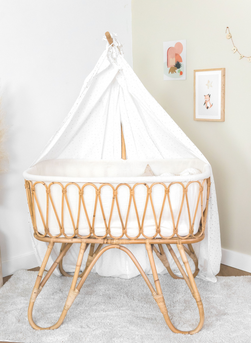 Rattan Baby Crib Bassinet With Different Designs Baby Bed Eco Friendly Safety For Baby Cot Cradle MN19 BestSuppliers