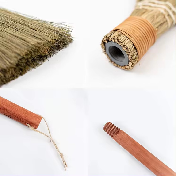 High Quality Natural Grass Broom/Wedding Broom/Jumping Broom Home Decoration Wholesale Nhatminh Vietnam