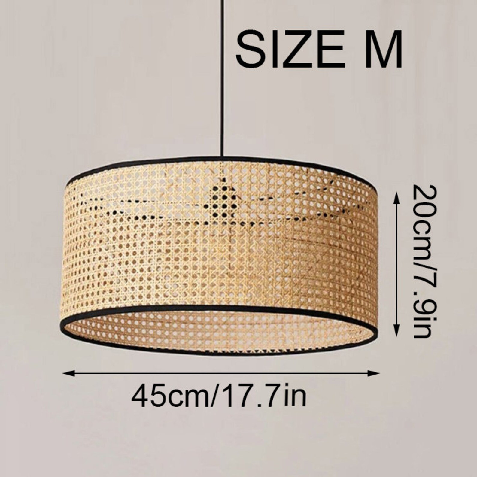 Handmade Woven Bamboo Wicker Pendant Light Fixture New Natural Rattan Design for Restaurant and Home Decor Ml56 Model