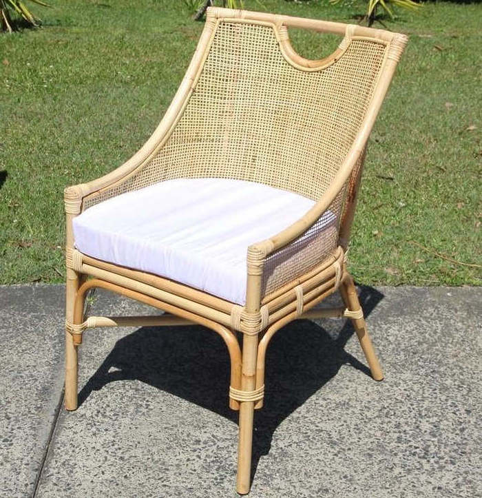 New Basic Design Modern Style Handmade Natural Rattan Chair For Living Room Or Hotel And Restaurant Villa From Vietnam G129