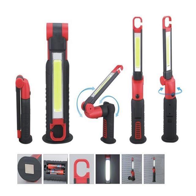 2018 New design COB work light flexible magnetic LED working flashlight with stand