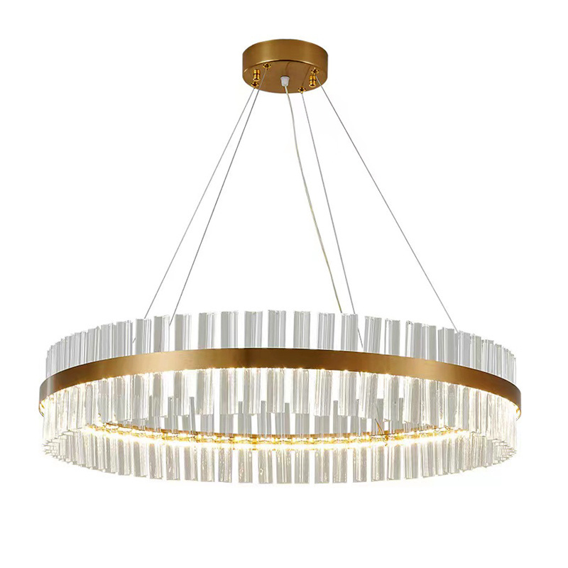 For Ceiling Luxury Indoor Round Pendant Lights Modern Home Decorative Crystal chandelier lighting lamp for Living Room