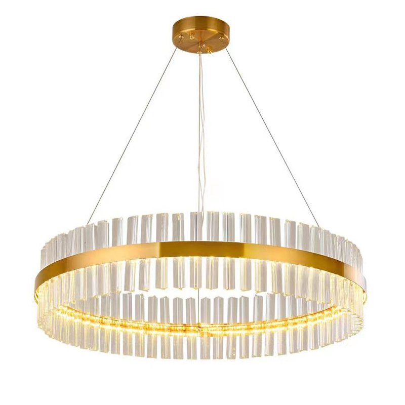 For Ceiling Luxury Indoor Round Pendant Lights Modern Home Decorative Crystal chandelier lighting lamp for Living Room