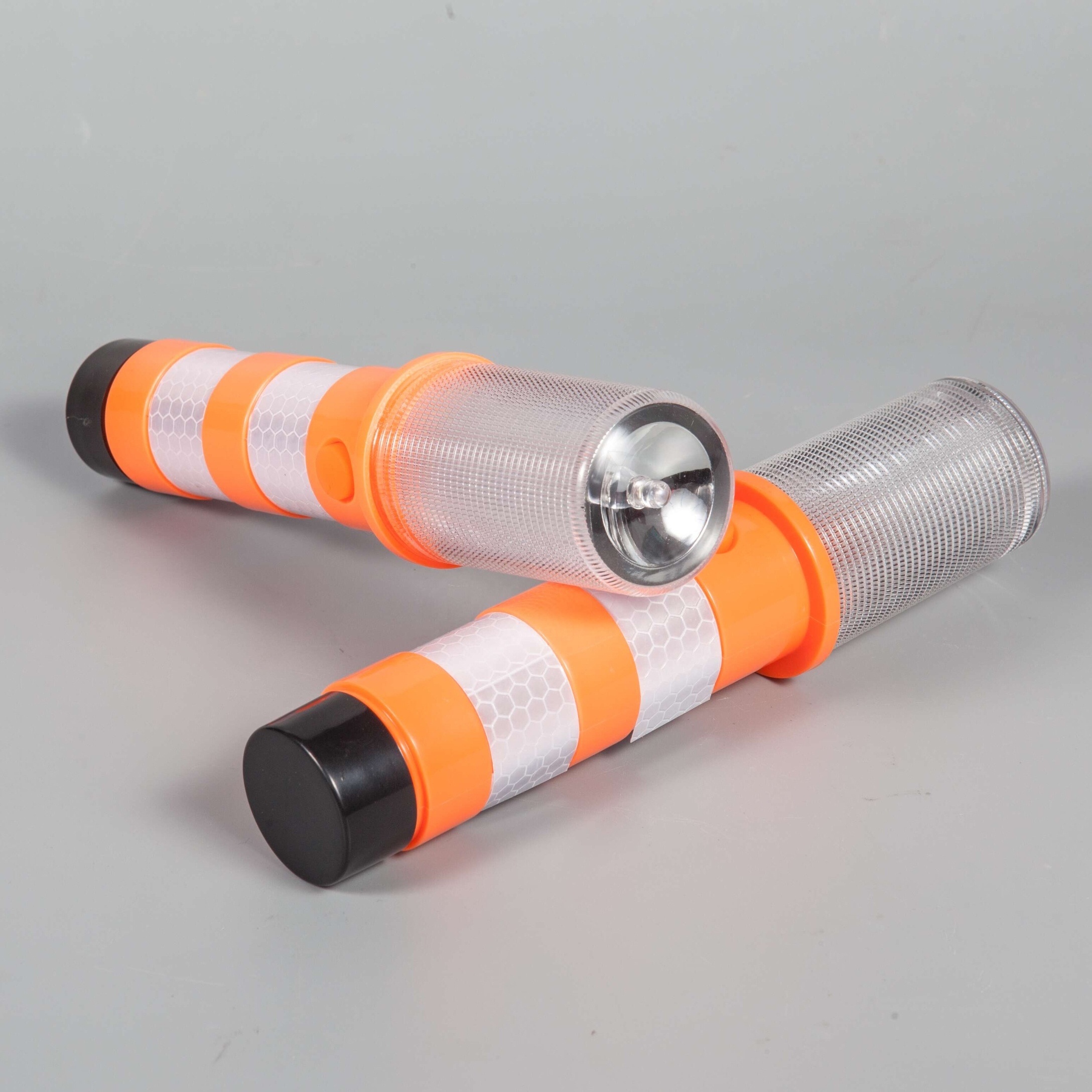 Safety Magnetic Portable Flashing Red LED Traffic Light Baton