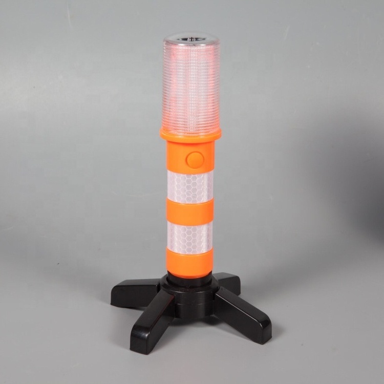 Safety Magnetic Portable Flashing Red LED Traffic Light Baton