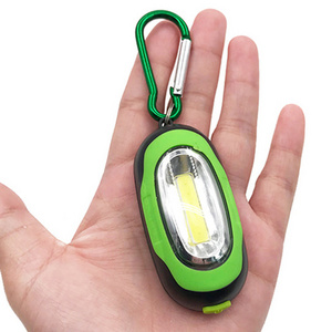 Portable Mini Key Chain COB LED Keychain Flashlight 3 Lighting Modes LED Backpack Torch light with Magnet