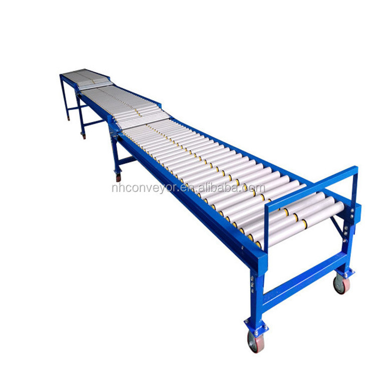 Gravity Flexible Expandable Unloading Full Automatic Roller Conveyor