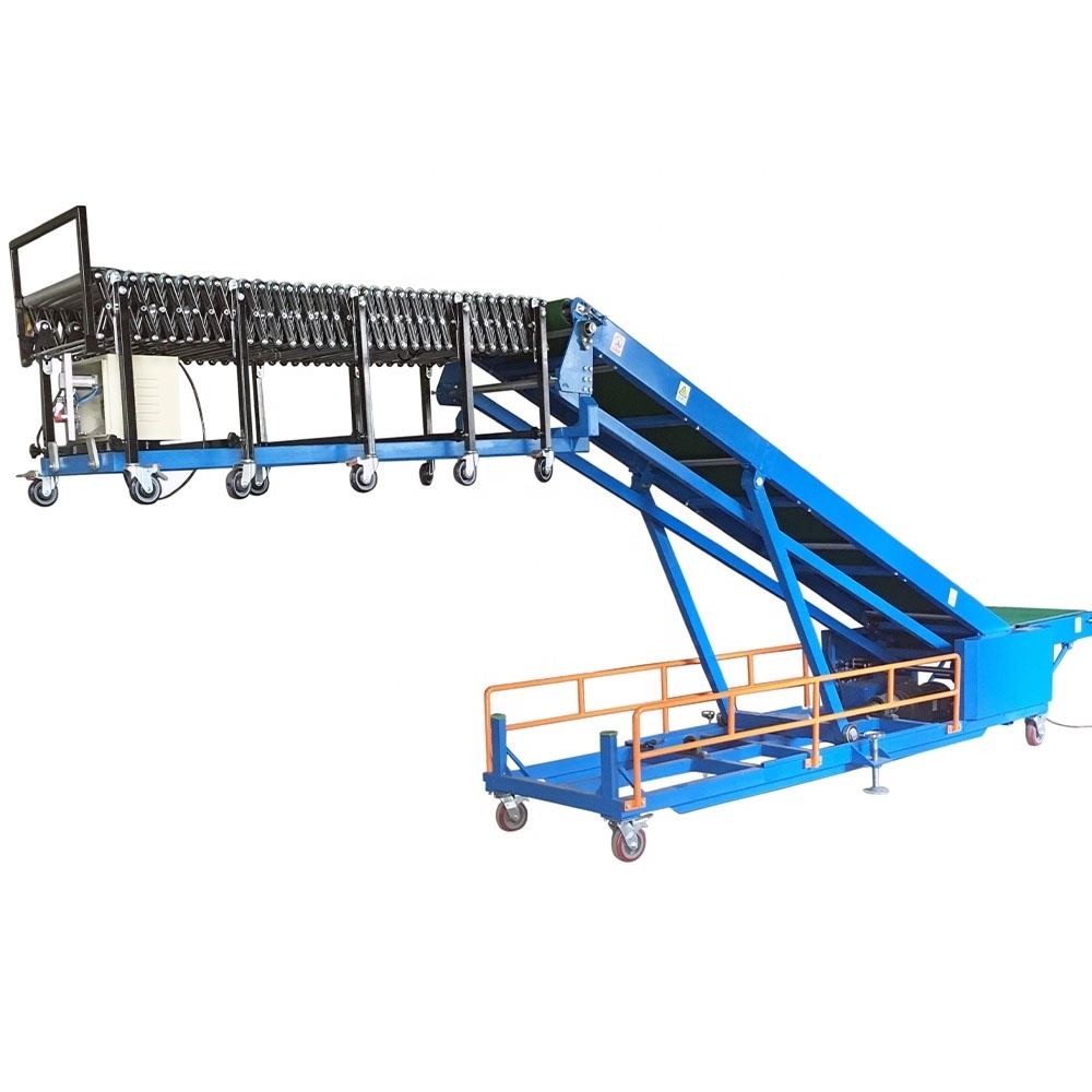 20ft and 40ft Container Loading Unloading Conveyor system  Truck Loading Conveyor