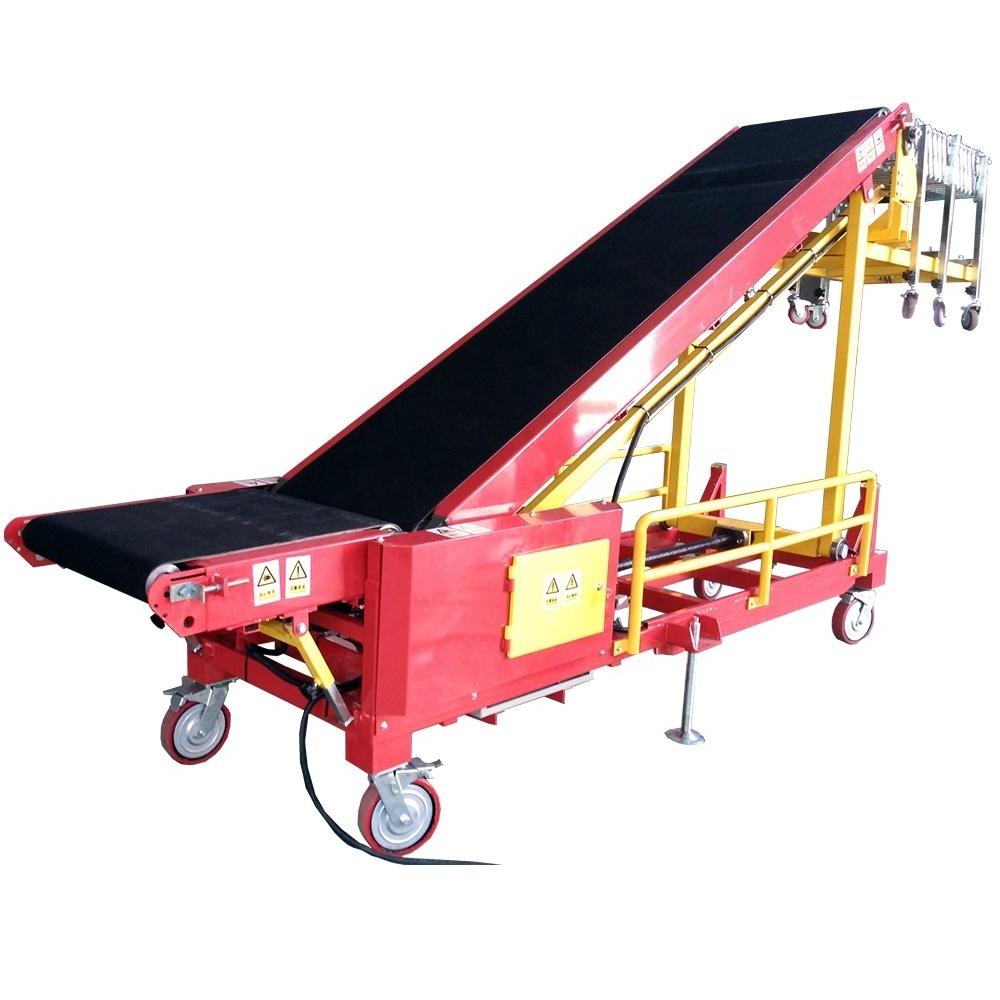 Movable Carton Loading Conveyor Truck Unloading And Loading  Conveyor  vehicle loading