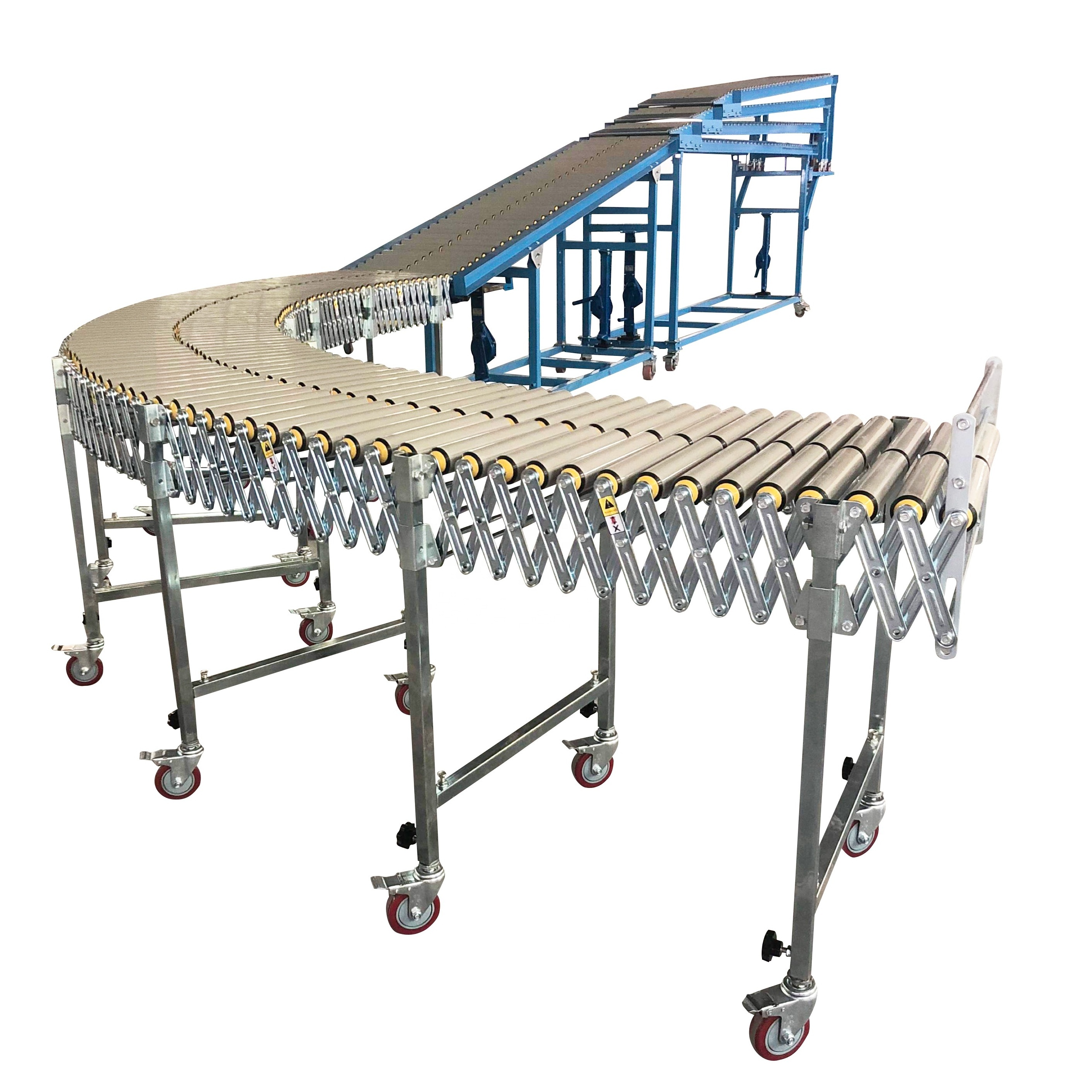 hot sale telescopic conveyor unloading truck unloading equipment of container gravity conveyor