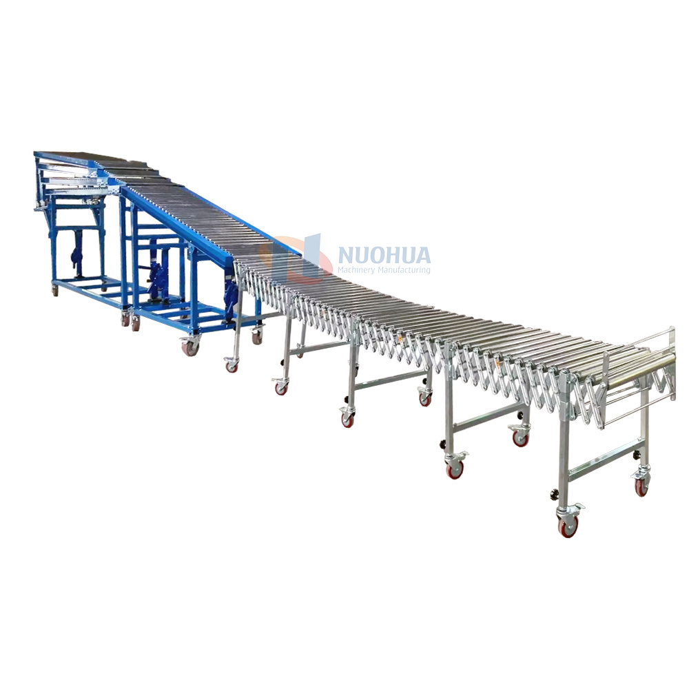 hot sale telescopic conveyor unloading truck unloading equipment of container gravity conveyor