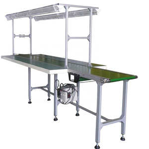 table belt Conveyor for workers go to work