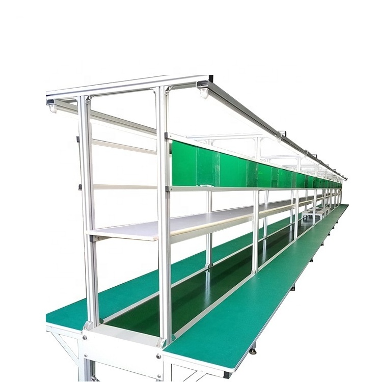 table belt Conveyor for workers go to work