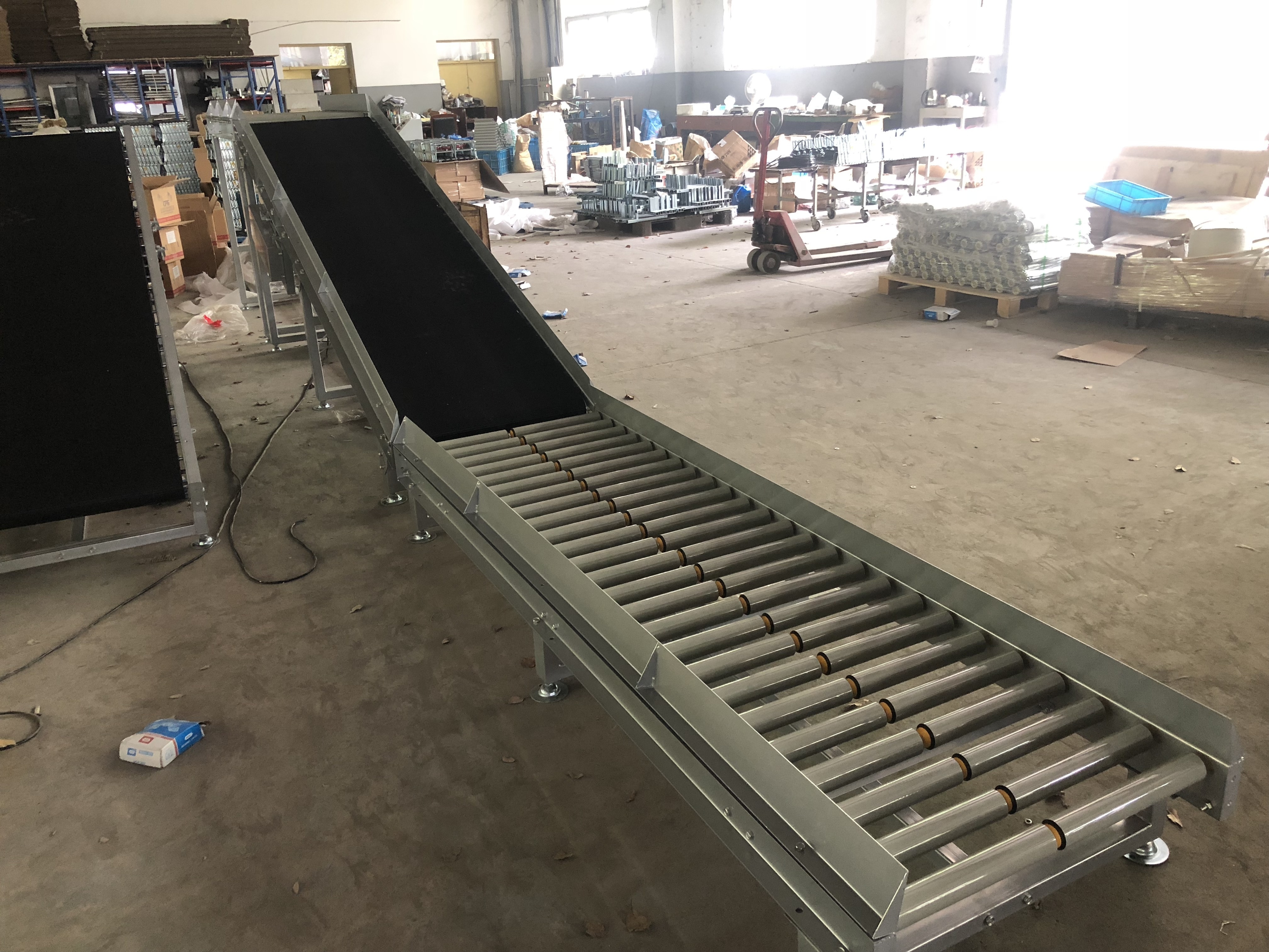 factory price inclined belt conveyor system