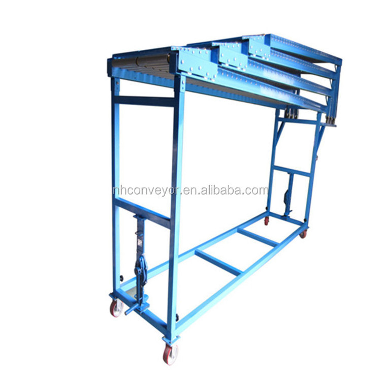 Gravity Flexible Expandable Unloading Full Automatic Roller Conveyor