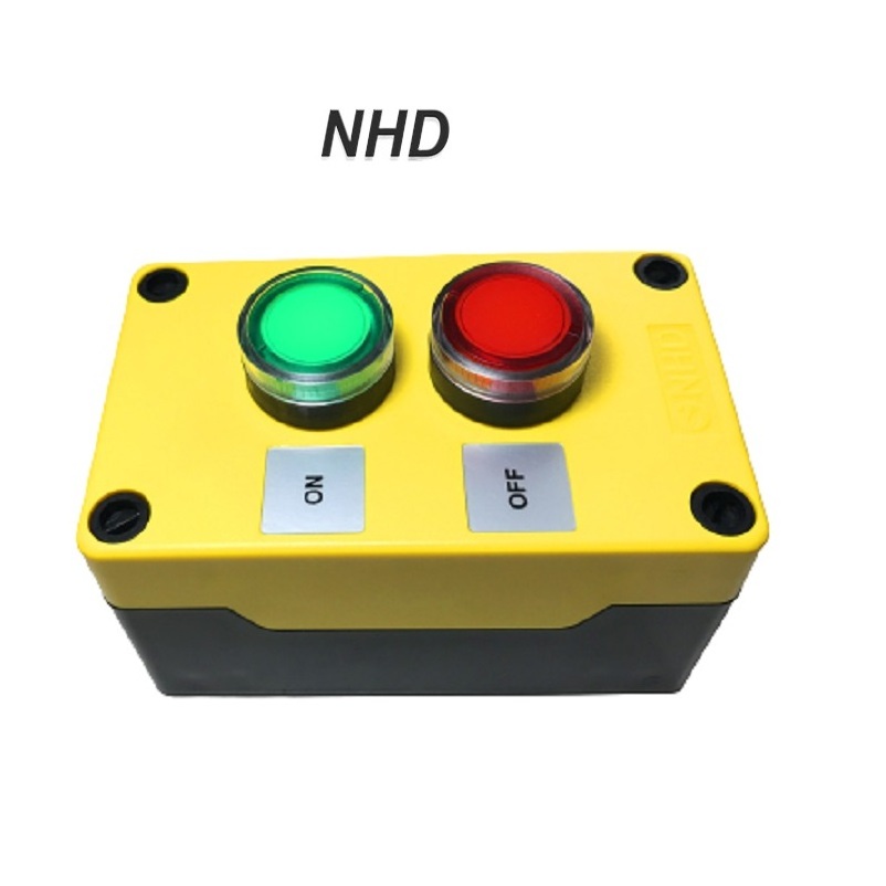 NB22-C2Y ON- OFF Control Station illuminated Push Button Switch AC.DC 100~120V