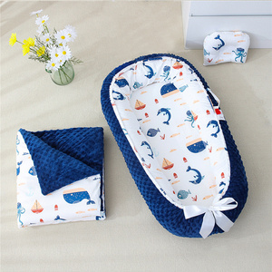 2023 adjustable infant baby sleeping lounger snuggle nest organic newborn bed baby nest bed baby nest