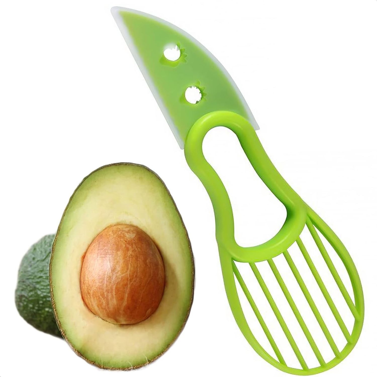 Kitchen Gadget Tool Fruit Core Remover multifunctional Avocado Cutter Knife Kitchen gadgets 3 In 1 Avocado Slicer