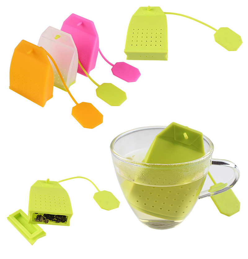 Food Grade tea pot with tea strainer silicone tea infuser