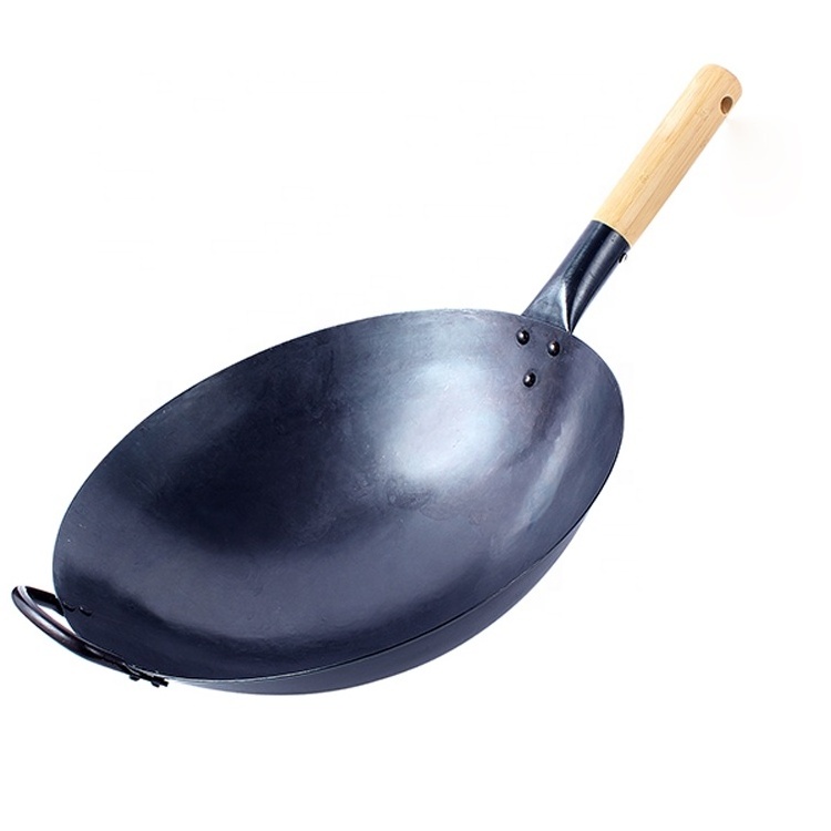 Preseason  Best Chinese Kitchen Utensils Carbon Steel Cooking Wok