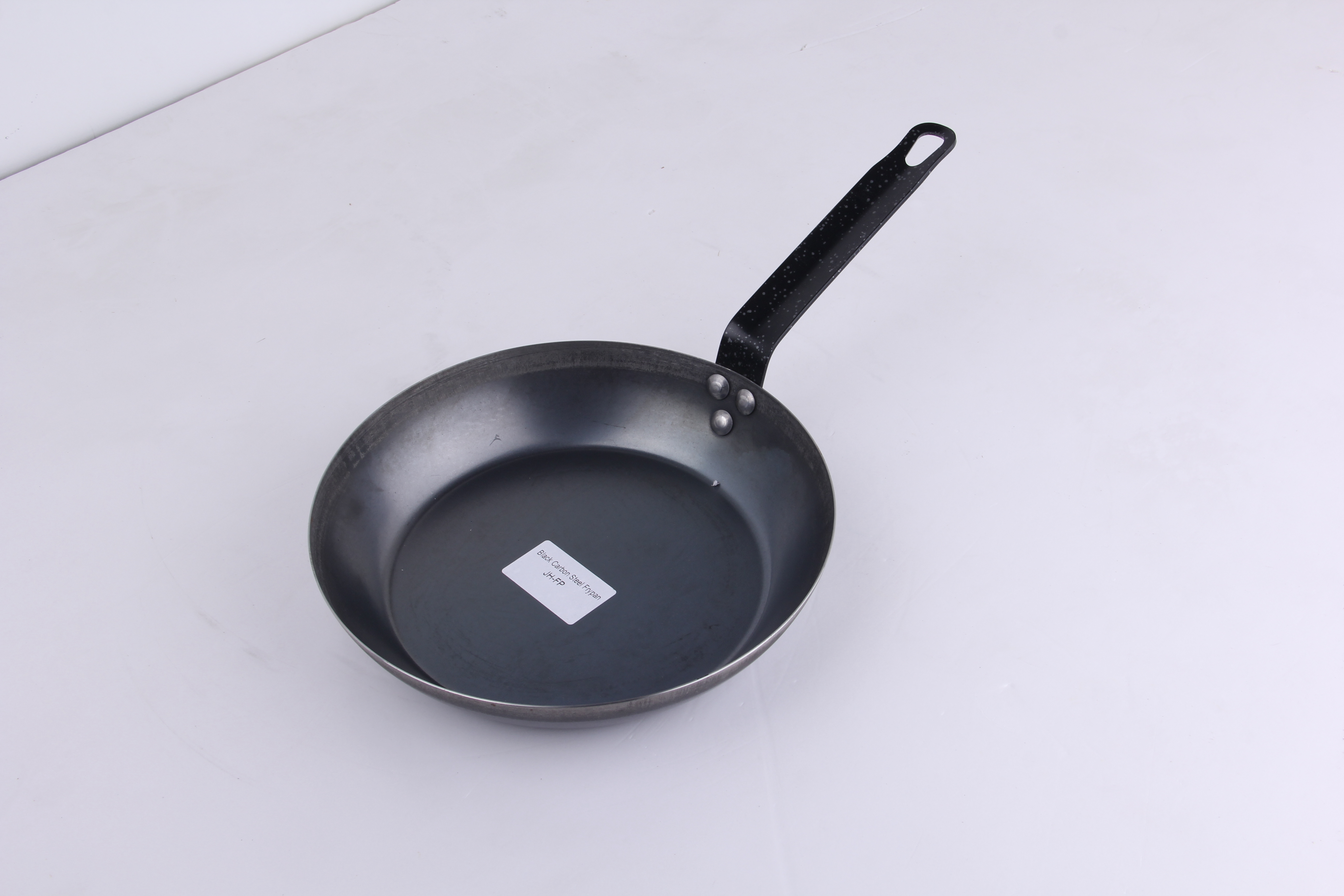 Wholesale Hotel Restaurant Kitchen Cooking Black Carbon Steel Frying Pan