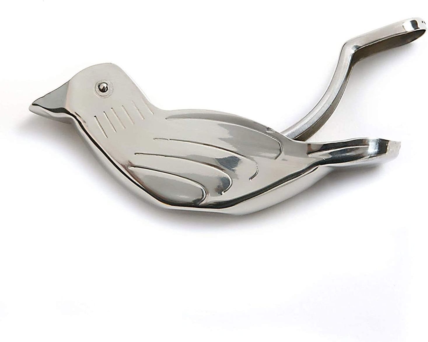 Bird Juicer Silver Stainless Steel Elegance Portable Fruit Bird Shape Manual Hand Juicer Lemon Slice Squeezer