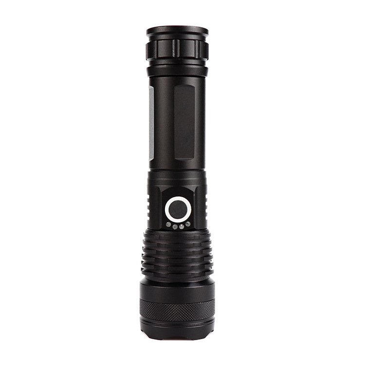 Waterproof long range Powerful Tactical flashlight P50 led torch light rechargeable super bright flashlights high lumens