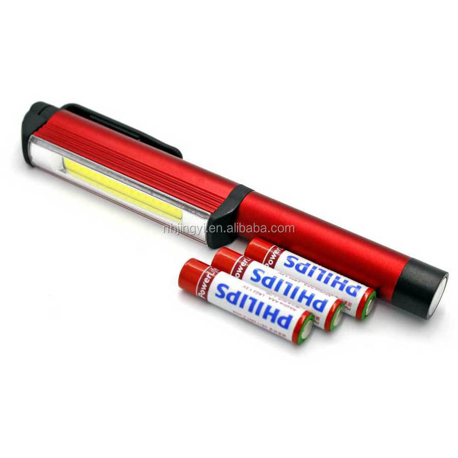 high bright COB AA battery torch for promotion led pen light