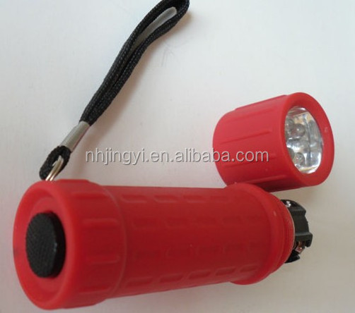 Hot sale ABS torch mini 9 LED promotion cheap plastic flashlight