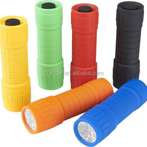 Hot sale ABS torch mini 9 LED promotion cheap plastic flashlight