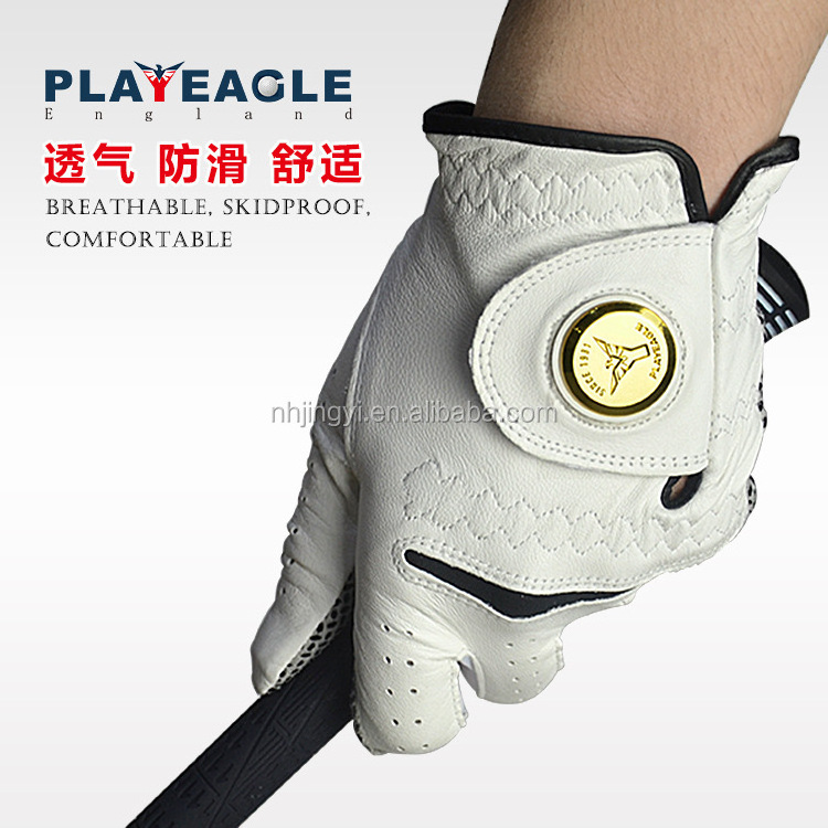 Waterproof Racing Sport Golf Glove for Men or Women Breathable Sheepskin Leather Fashion Style for Left right Hand Use