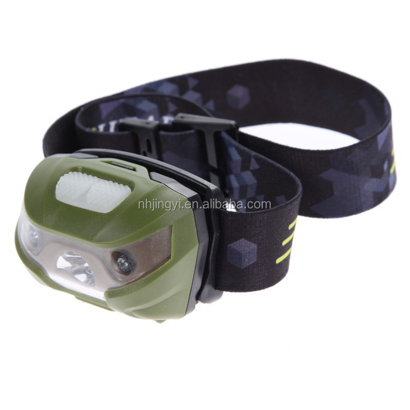 water resistant red light 3w led reading walking head lamp headlamp