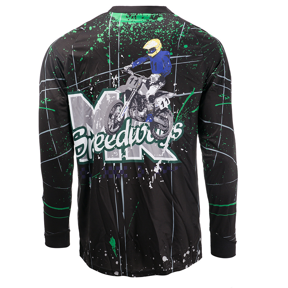 Creative design quickly dry sport motorcycle shirt clothing blank long sleeve MTB motocross jersey