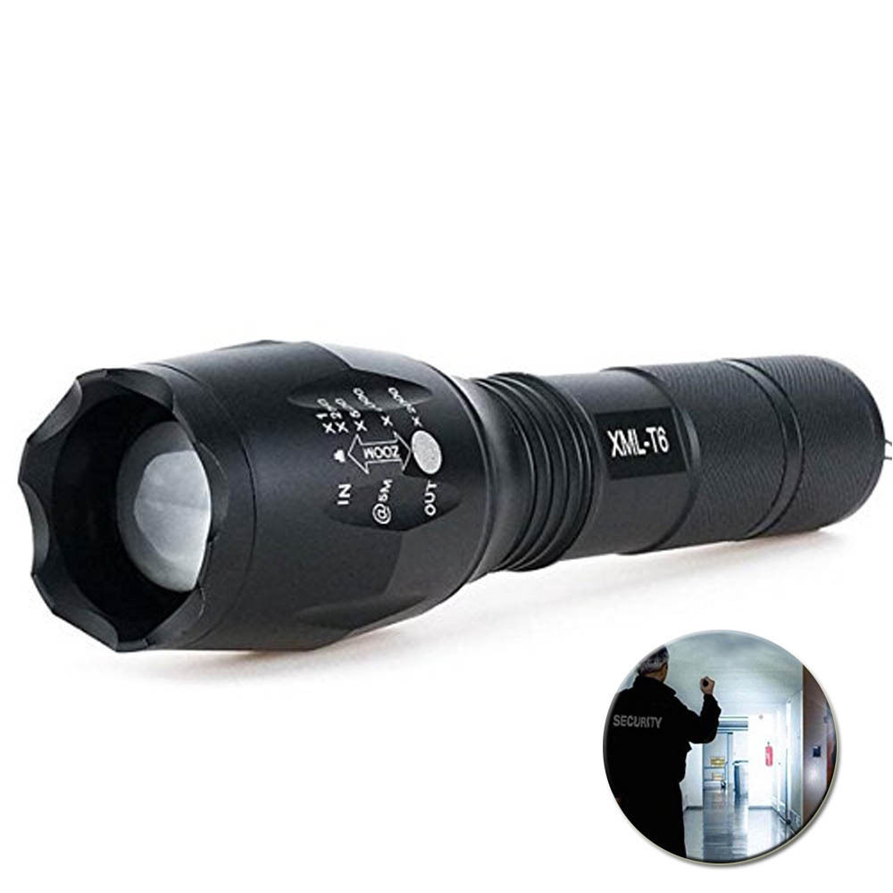 High power torch 10W led zoom t6 flashlights