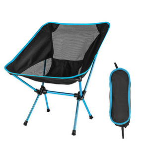 Aluminum Outdoor Lightweight backpack fishing Chairs folding portable beach camping moon chair