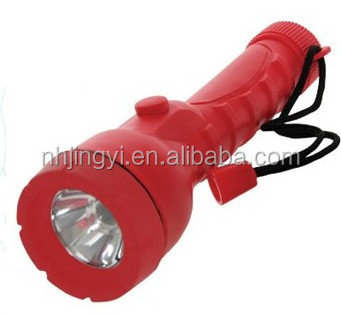 Good quality 2AA/3AAA/2D rubber torch for promotion waterproof led flashlight