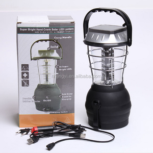 rechargeable hand solar 36pcs led cranking dynamo camping lantern