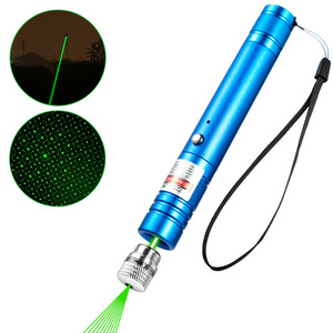 High Powerful Tactical flashlights pen light Long Range Adjustable Focus USB rechargeable green laser pointer torch