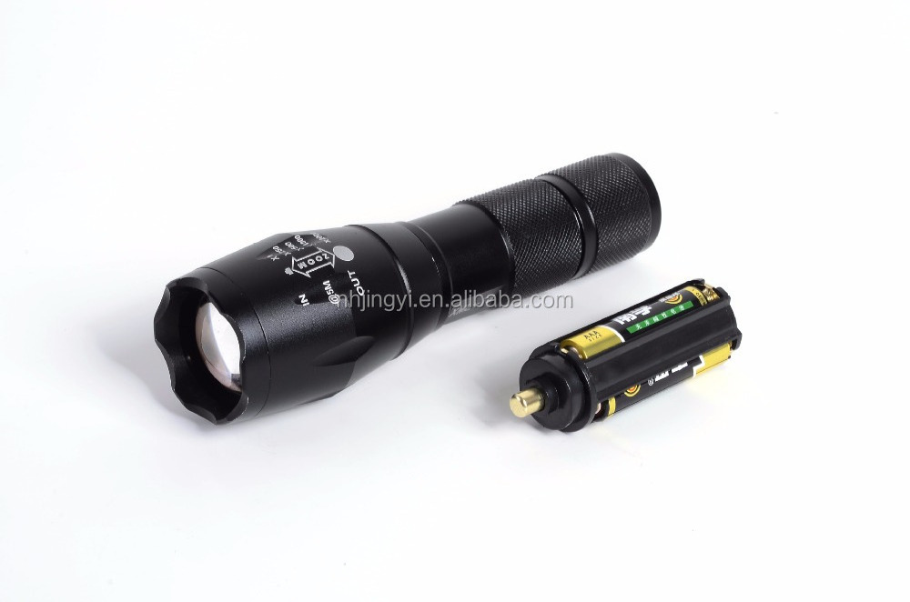 aluminum rechargeable flashlights 1000 lumen waterproof 10W led tactical torch