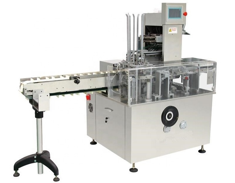 automatic bottle/jar cartoning machine bottle box packing machine with paper  box sealing machine